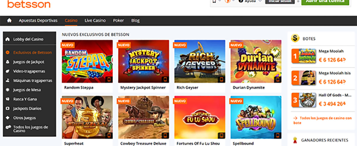 Betsson Casino Gratis tragamonedas y bonos sin depósito Betsson Casino Gratis: ¡Juegos de tragamonedas y bonos sin depósito!